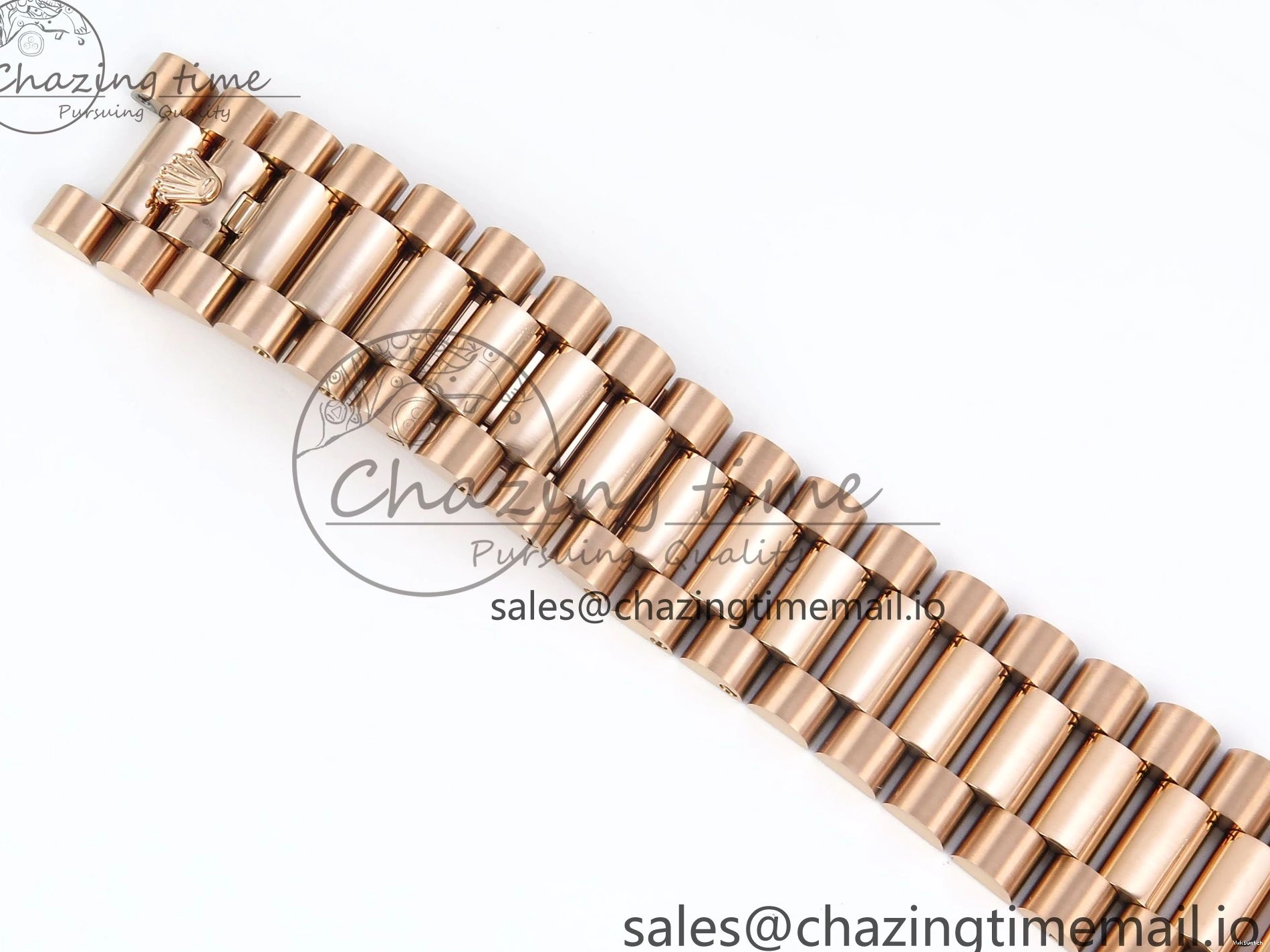 (Gain Best 40 RG A2836 Brown 228235 1:1 Weight) Noob Dial Edition Roman Bracelet President Date Day on 0326